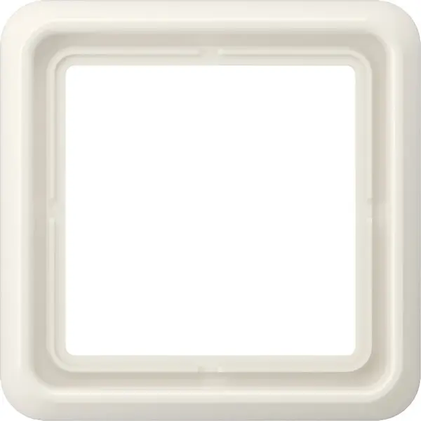 JUNG Rahmen 1-fach ws waage/senkrecht CD 581 WU W