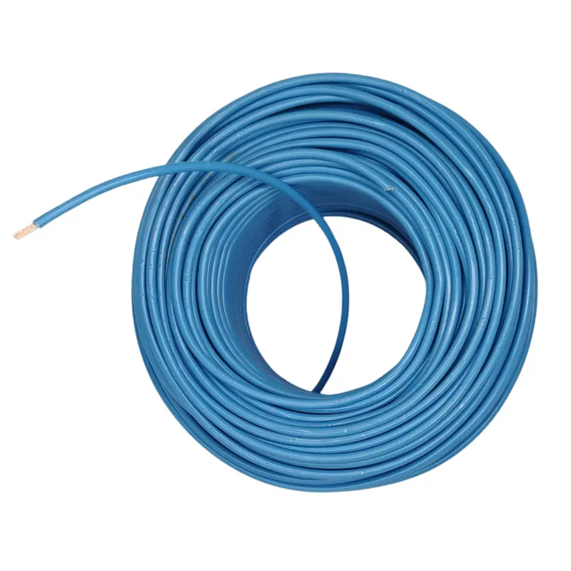 Kabel 1 x 6,0 (H07V-K) 100 Meter / 450-750V / blau