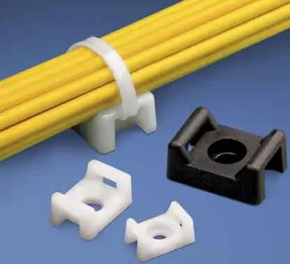 Kabelbinderhalter TM-Serie, Schraubmontage, flaches Profil