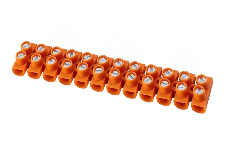 LTF12-25 orange Thermoplastische Anschlussleisten 25 mm² 12-polig 85 °C