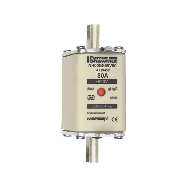 Mersen NH-Sicherungseinsatz SF Gr.00 gG 80A/690V KM NH00GG69V80