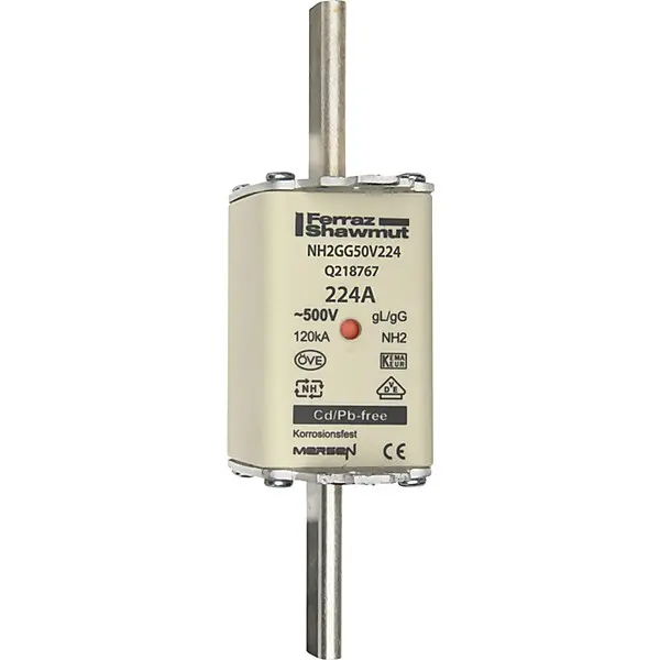 Mersen NH-Sicherungseinsatz SF Gr.2 gG 224A/500V KM NH2GG50V224
