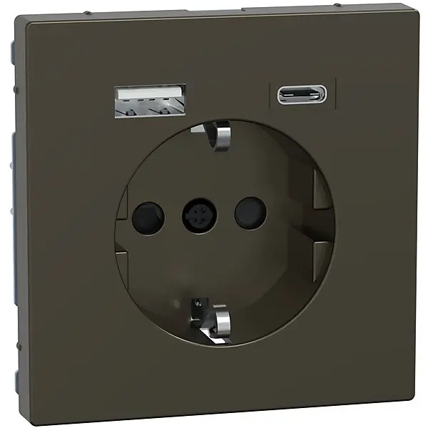 Merten Schuko Steckdose mit USB Ladegerät MEG2367-6052