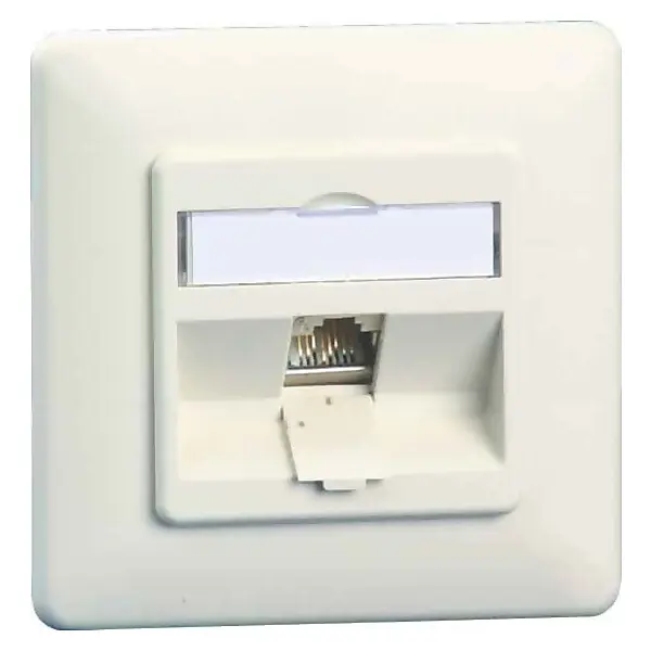 METZ CONNECT Anschlussdose C6Amodul UP 1Port 180 UP,rws TN C6Amod-1UP-180rw