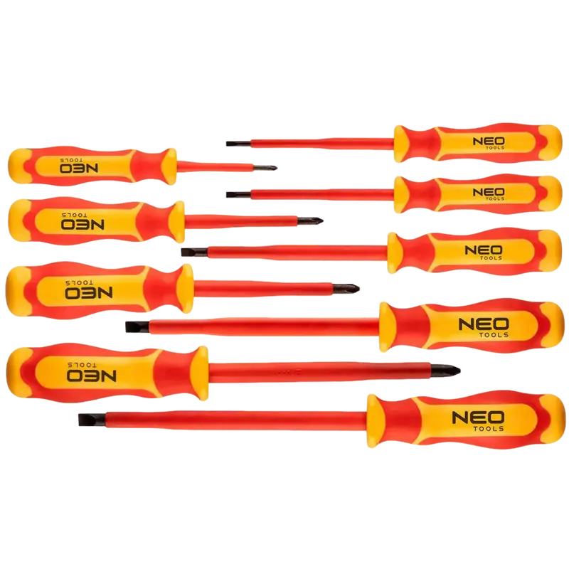 NEO TOOLS Satz 1000V-Schraubendreher, 9 Stück - 04-143