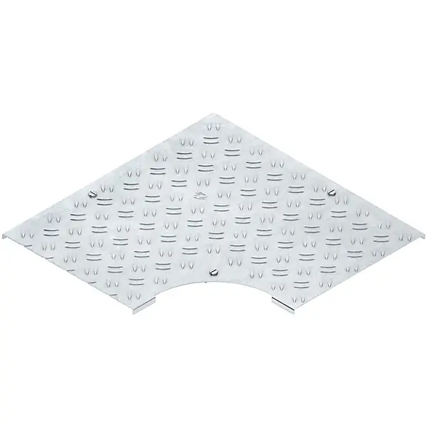 Niedax Deckel für Bogen 90° Stahl, bandverz. RESDVRS 200-2.0 S