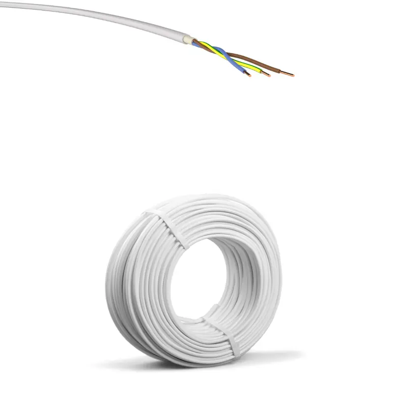 NYM-J 3x1,5mm² Stromkabel 300/500V PVC,VDE,ECA 100m rund