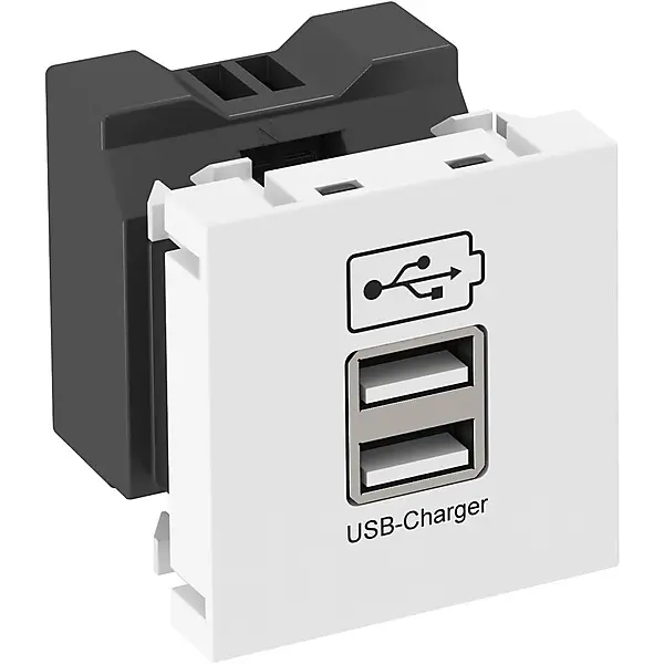 OBO USB Ladegerät m. 2.1A Ladestrom MTG-2UC2.1 RW1