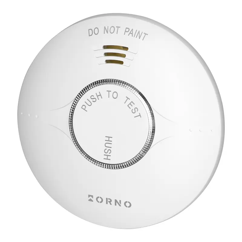 Orno WLAN Rauchmelder mit 9V Batterie mit 10 Jahres Sensor 85dB EN 14604