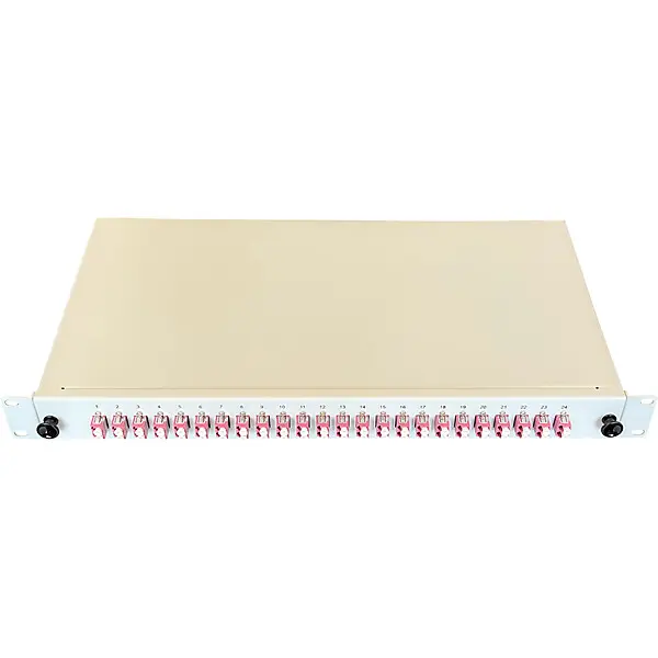 Paschke Spleissbox ausziehbar 19" 24x LCd OM4 PINK 443305-4K-24SA