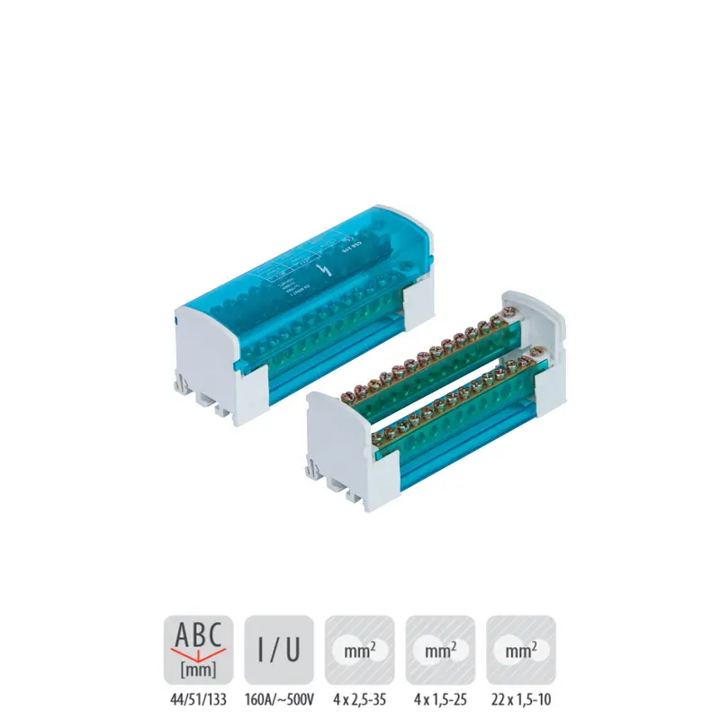 PAWBOL E.4075 Verteilerblock 2x15 - 125A