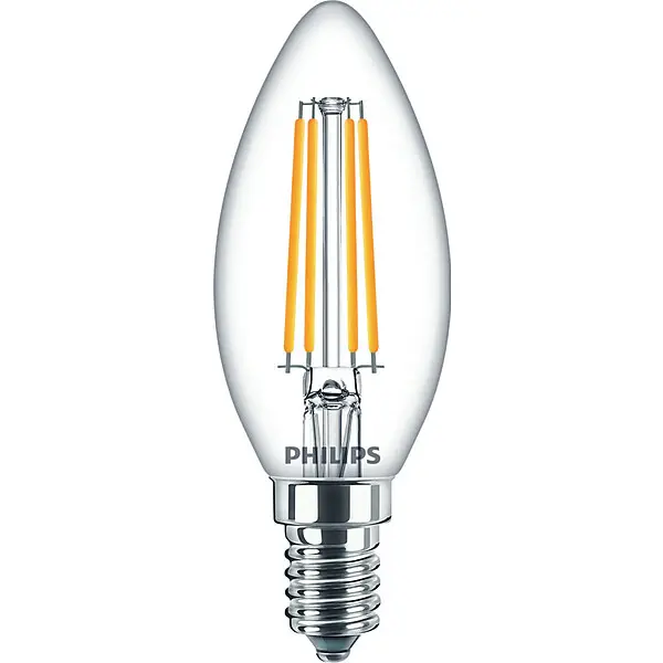 Philips LED-Kerzenlampe E14 klar Glas CorePro LED#34746500