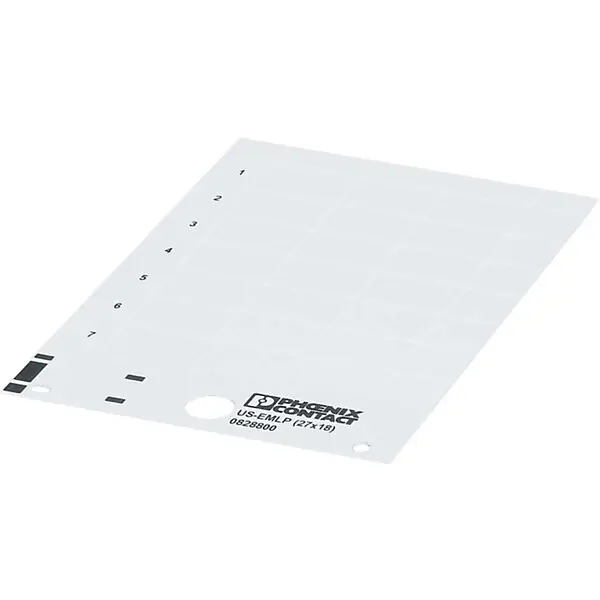 Phoenix Contact Kunststoffschild US-EMLP (60X30)