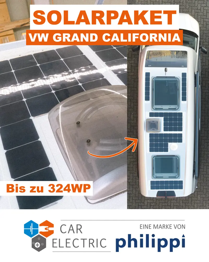 Reservierung div. Solarpakete VW Grand California bis Modelljahr 2024