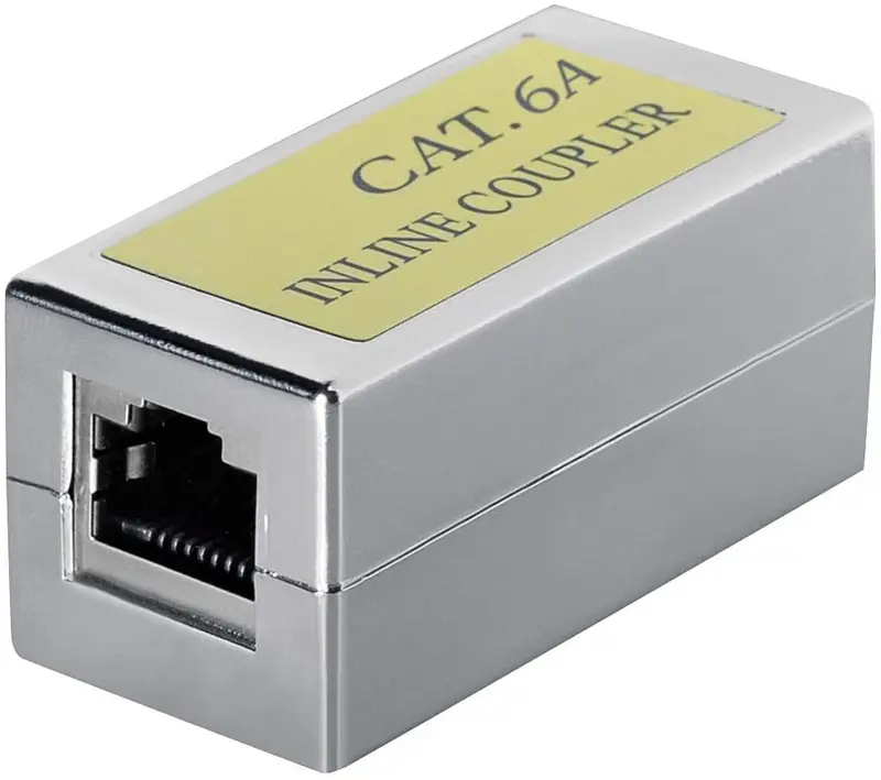 RJ45 Kupplung Cat.6A geschirmt – Netzwerk Adapter zum Verbinden & Verlängern – 1/2/3/4/6/8 Stück Set | RedStar24