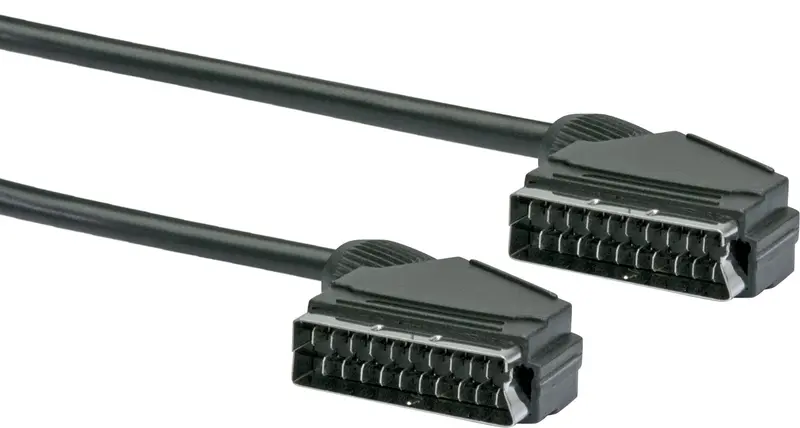 SCART Anschlusskabel Ø 6,8 mm 1,5/2 m schwarz