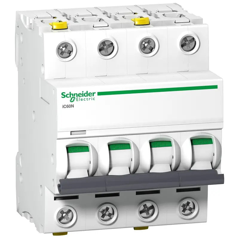 SCHNEIDER ELECTRIC A9F03410 Leitungsschutzschalter 4P B10 6kA - iC60N-B10-4 - Acti9