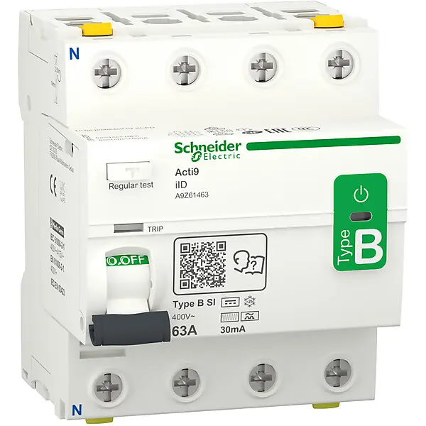 Schneider Electric FI-Schalter 4P 63A 30mA A9Z61463