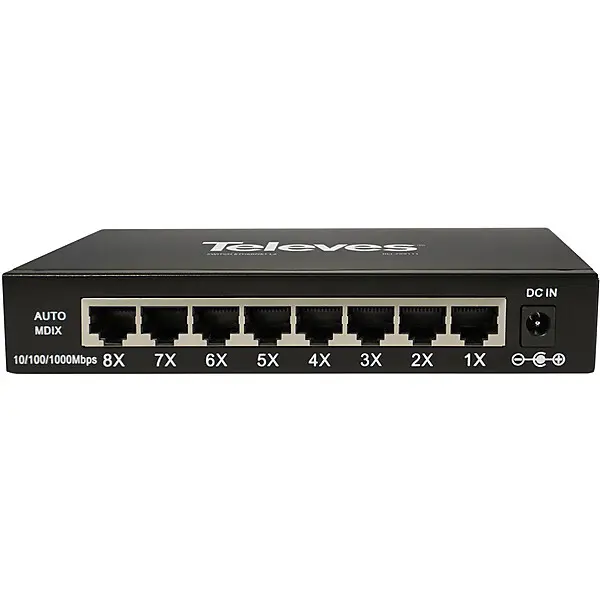 Televes Ethernet Switch L2 8x10/100/1000Mbps SWUM-1000-8