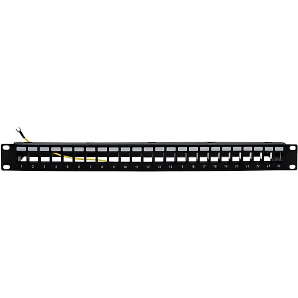 Televes Frontblende 1HE m,Kabelhalte UFB24RJ-A