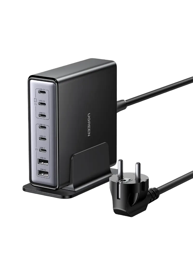 UGREEN Nexode Desktop Ladegerät (200W, 8-Port, GaN)