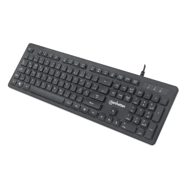Ultraflache USB-Gaming-Tastatur mit LEDs