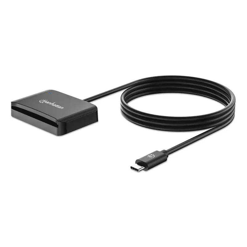 USB-C Chipkartenleser / Smartcard-Lesegerät mit microSD-Slot