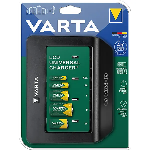 VARTA LCD Universal Charger+ 57688101401