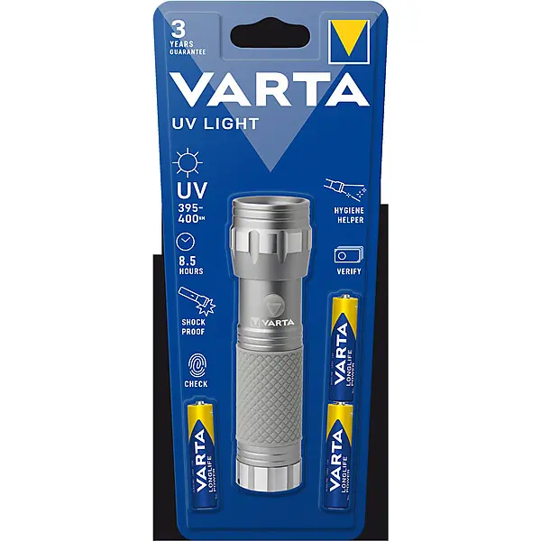 VARTA UV-Taschenlampe inkl. 3AAA Batt. UV-Light (VE1)