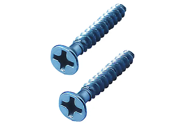 W25 metallic Schrauben für Beschläge, Länge 25 mm (Packung 100 Stück)