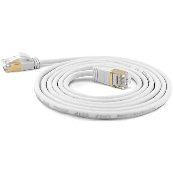 wantec SSTP-Patchkabel Cat.6A ws 5,0m Steck. 4mm 7121 ws 5,0m