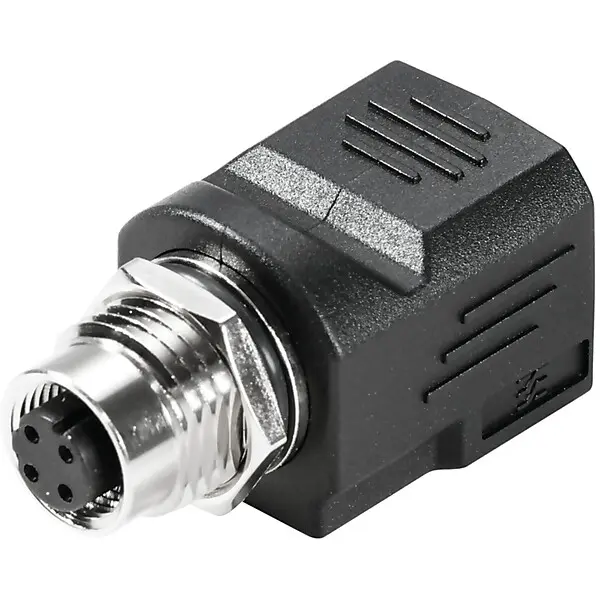 Weidmüller Adapter gerade, RJ45, M12 IE-M12-ADAP S