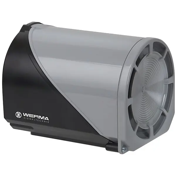 WERMA Mehrtonsirene 32 Töne 230V AC sw/gr 14400068