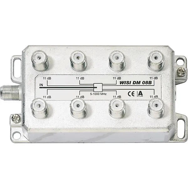 WISI Verteiler 8f. 5-1000MHz, 11dB DM08B