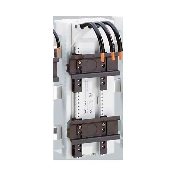 Wöhner Sammelschienenadapter m.2 Tragschiene,63A 32459