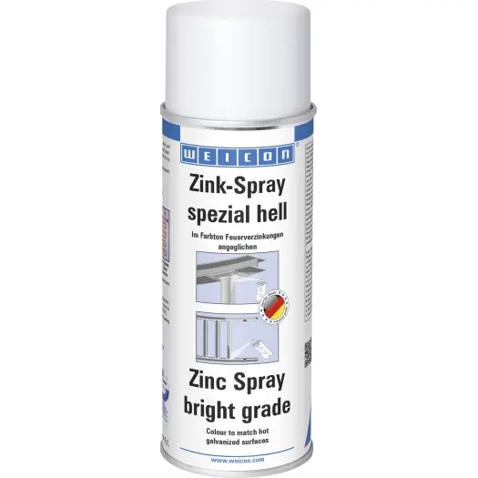 Zink-Spray Spezial hell 400 ml – Korrosionsschutz in Feuerverzinkungsoptik