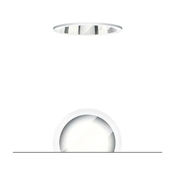 Zumtobel Vorsatz klar IP54 Glas E200 WH PANOS INF #60800646