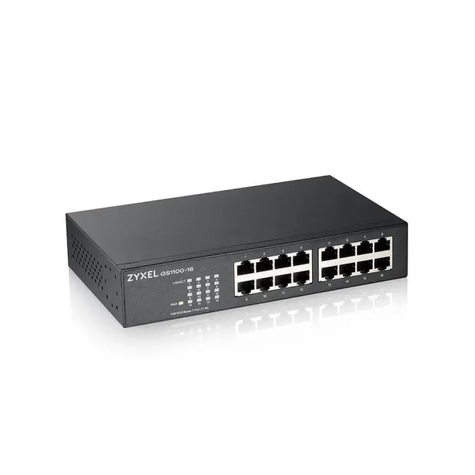 Zyxel GS1100-16 V3 16-Port Gigabit       Unmanaged Switch V3